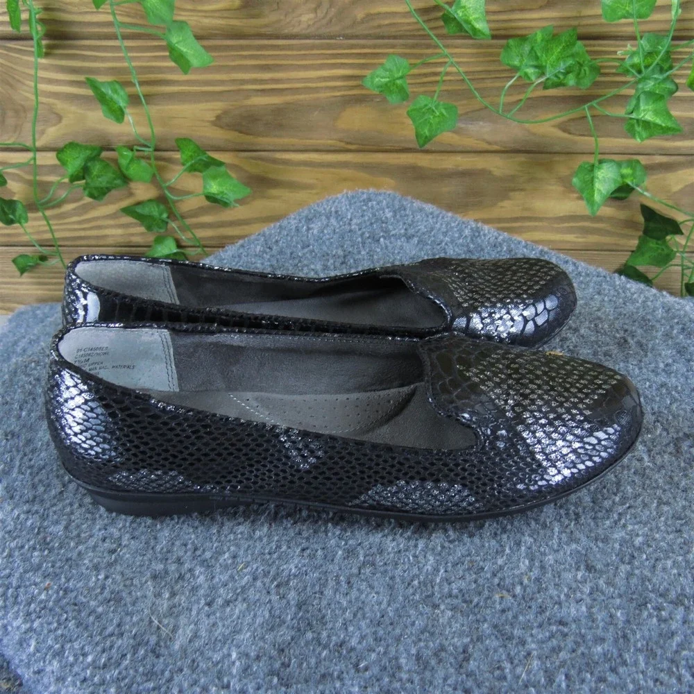 Cliffs by White Mountain Women Howl Flat Black Synthetic Sz 7.5 Medium Used 2025